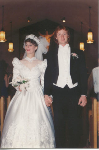 Our wedding. 1992
